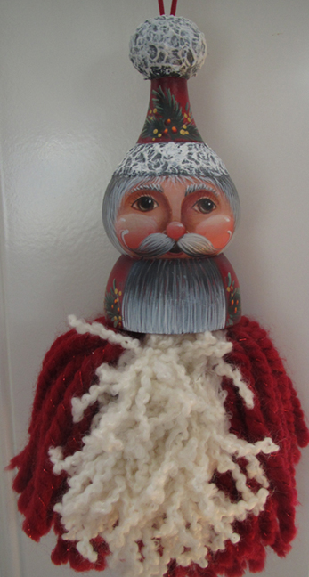 santa tassel red